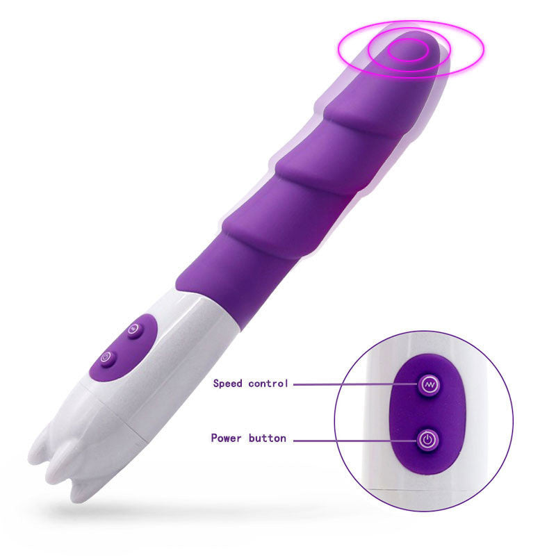 Silicone Ribbed Massager