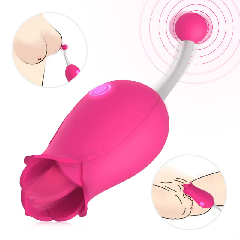 10 Modes Licking Rose Vibrator