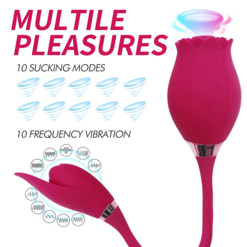 10 Function Rose Sucking Vibrator