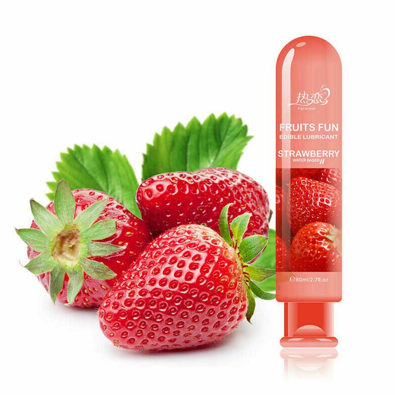 Strawberry Water-Based Lubricant 80ml